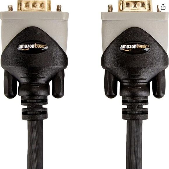 NWT Amazon Basics VGA to VGA PC Computer Monitor Cable, 10 Feet (3 Meters) - Picture 4 of 8